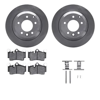 R1 Concepts WFWH1-74077 E- Line Series Brake Rotor W/ Ceramic Brake Pads & Hdw